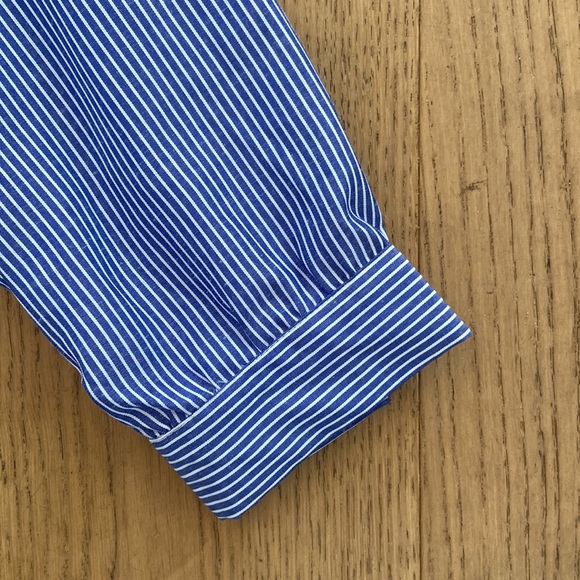 Pomander Place Indigo Stripe Button Down - Picture 7 of 11